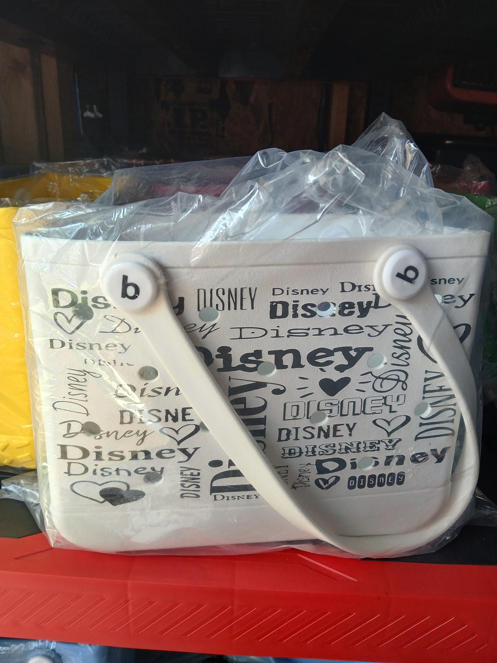 Disney White Small size - bogg like bag